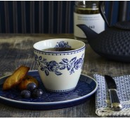 Latte puodelis Fleur Blue 