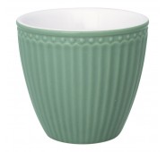 Latte puodelis Alice dusty green